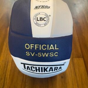 Tachikara Official Blue and White Volleyball